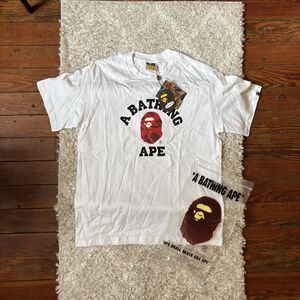 BAPE Color Camo Red A Bathing Ape T-Shirt Size Medium